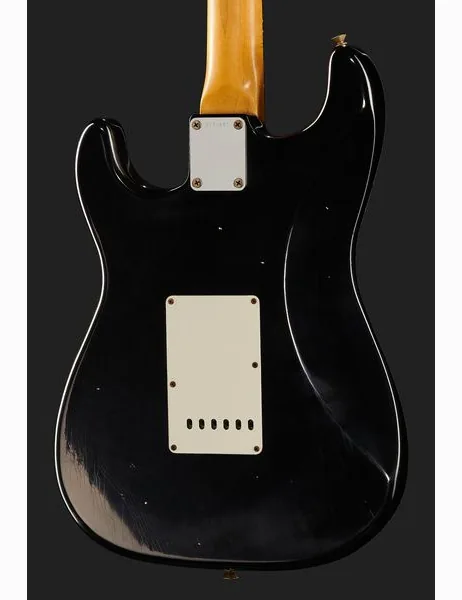 Fender 63 Strat BLK Journeyman Relic, detalj 5