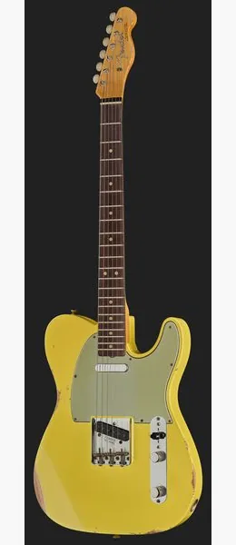 Fender 63 Tele Relic Canary Yellow, detalj 2