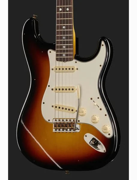 Fender 65 Strat 3CS Journeyman Relic, detalj 4