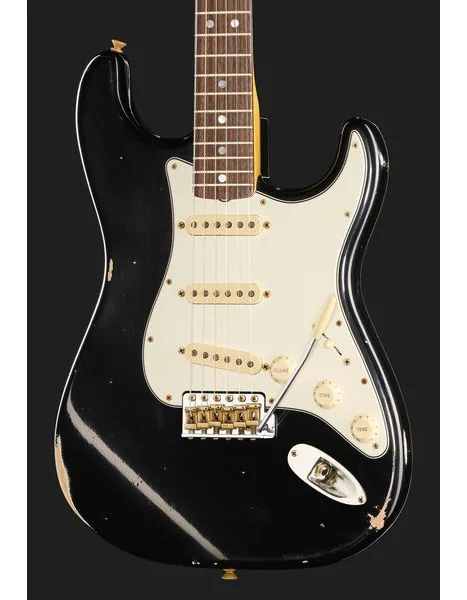 Fender 65 Strat BLK Relic, detalj 4