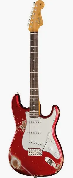 Fender 65 Strat CAR Heavy Relic forfra