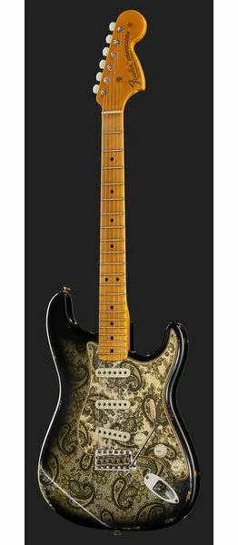 Fender 68 Strat Relic Black Paisley, detalj 2