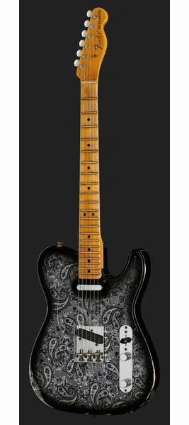 Fender 68 Tele Black Paisley Relic, detalj 2
