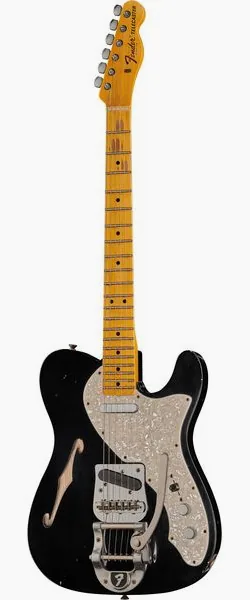 Fender 68 Tele Thinline ABLK Relic forfra