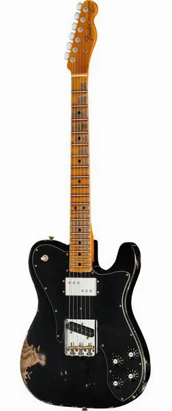 Fender '70s Tele Custom Black HR LTD forfra