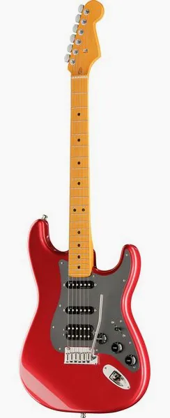Fender Am Ultra II Strat HSS MN SRD forfra