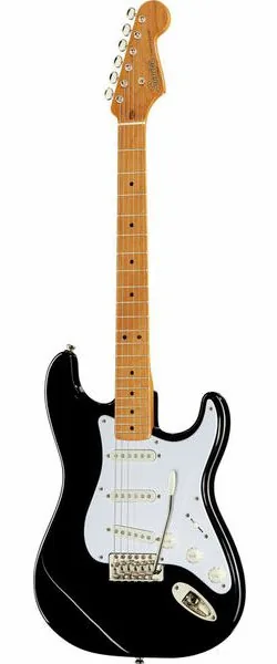 Squier CV 50s Strat MN BK forfra