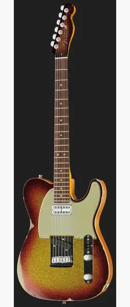 Fender Custom Tele 3TSB Sparkle Relic, detalj 2