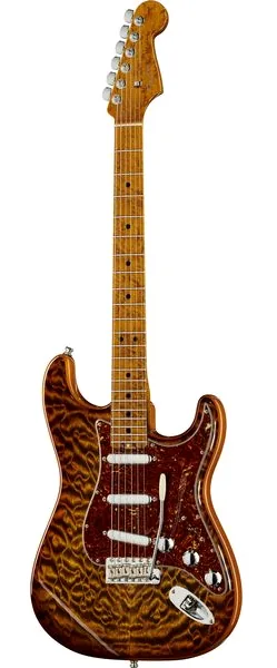 Fender Elite Strat MN QMT Tiger Eye forfra