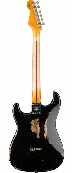 Fender LTD 54 Strat HR Aged Black, detalj 2