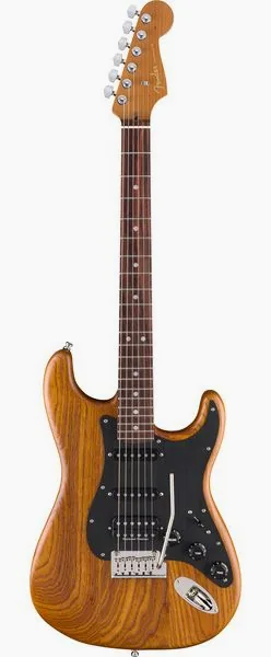 Fender LTD Am Ultra Strat NAT HSS forfra