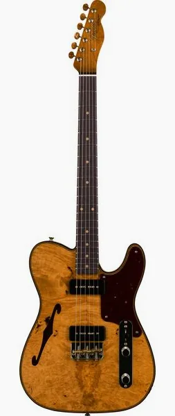 Fender LTD Artisan Tele Burl Dual P90 forfra