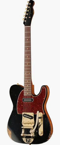 Fender LTD Bow Tie Tele Bigsby BK forfra