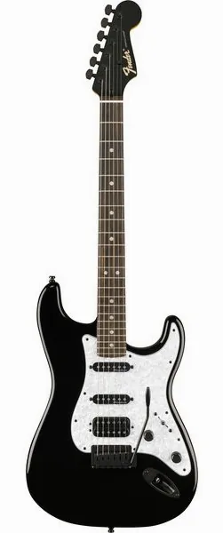 Fender LTD Player Fusion Strat HSS BK forfra