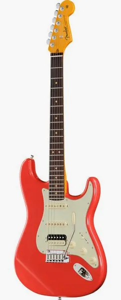 Fender Ultra Luxe 60s Strat HSS FRD forfra