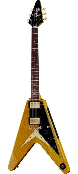 Gibson 58 Korina Flying V BG VOS forfra