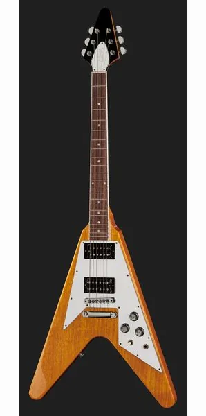 Gibson 70s Flying V Antique Natural, detalj 2