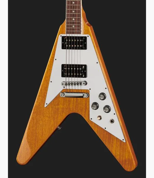 Gibson 70s Flying V Antique Natural, detalj 4
