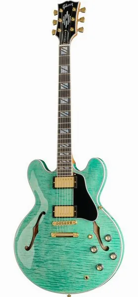 Gibson ES Supreme Seafoam Green forfra