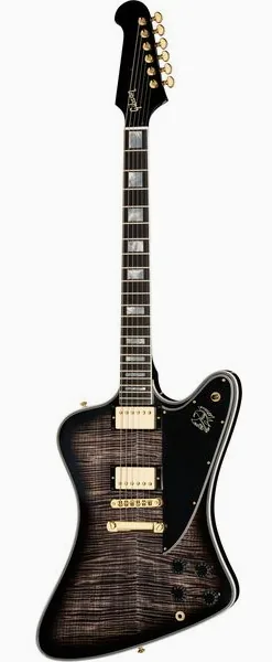 Gibson Firebird AAA Maple Cobraburst forfra