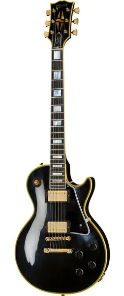 Gibson LP 57 Black Beauty VOS forfra