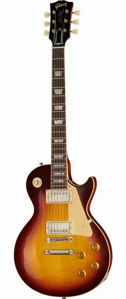 Gibson Les Paul 58 Bourbon Burst ULA forfra