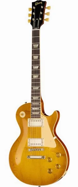 Gibson Les Paul 58 Lemon Burst HA forfra
