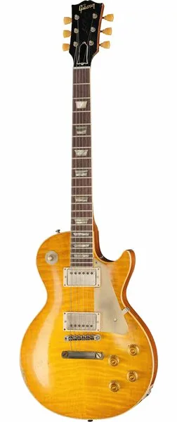 Gibson Les Paul 59 Lemonburst UHA forfra
