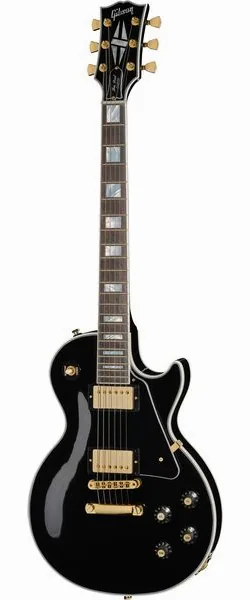 Gibson Les Paul Custom 70s Ebony forfra