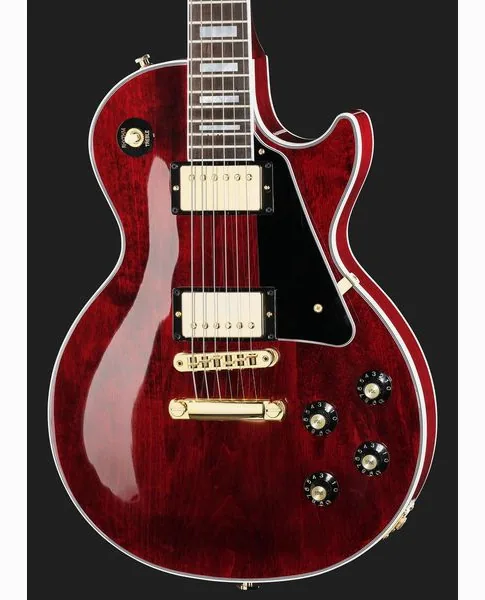 Gibson Les Paul Custom 70s Wine Red, detalj 4
