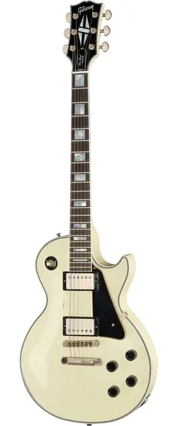 Gibson Les Paul Custom Cl White HA forfra