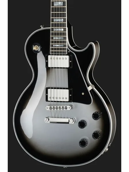 Gibson Les Paul Custom Silverburst CH, detalj 4