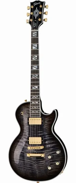 Gibson Les Paul Supreme Trans Ebony B forfra
