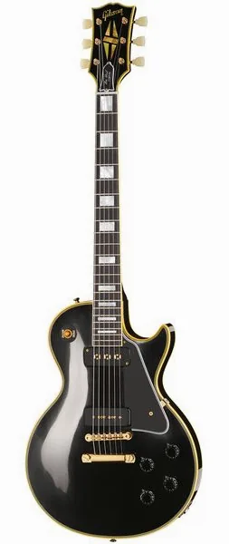 Gibson LP Custom 54 Black Beauty VOS forfra