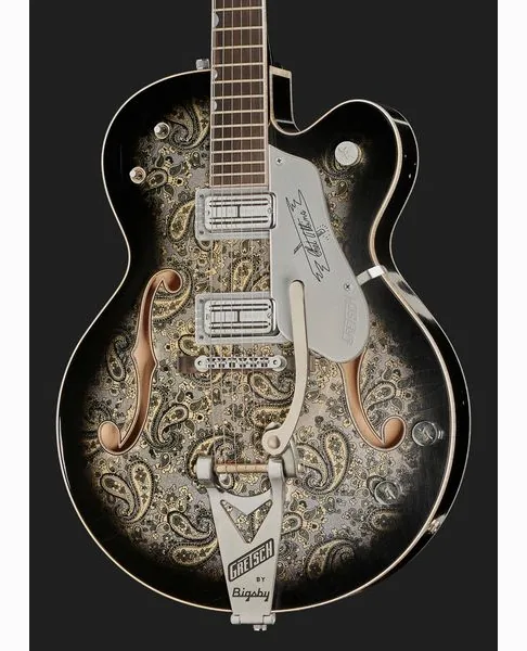 Gretsch 6120CST 59 Black Paisley Relic, detalj 4