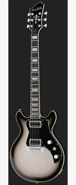 Hagstrom Megin Grey Burst, detalj 2