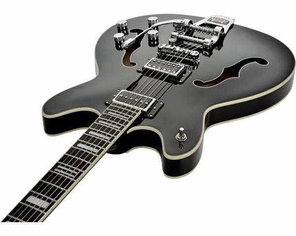 Hagstrom Tremar Viking Baritone DLX BLK, detalj 4
