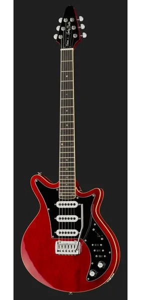 Harley Benton BM-75 Trans Red Deluxe Series, detalj 2