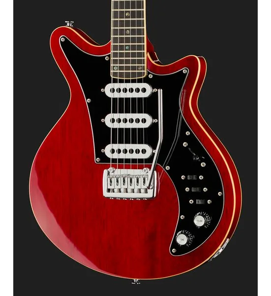 Harley Benton BM-75 Trans Red Deluxe Series, detalj 4