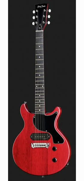 Harley Benton DC-Junior FAT Faded Cherry, detalj 2