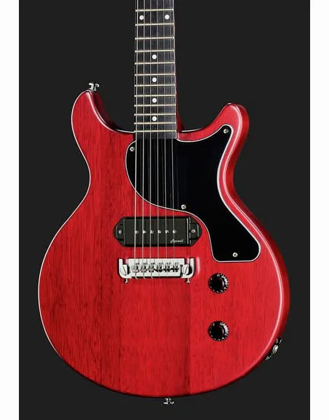Harley Benton DC-Junior FAT Faded Cherry, detalj 4