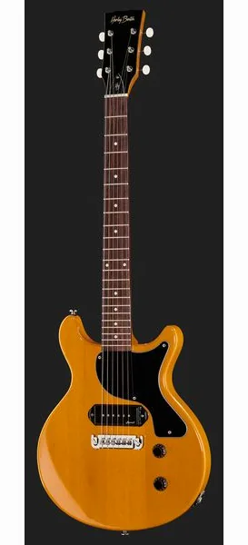 Harley Benton DC-Junior FAT TV Yellow, detalj 2