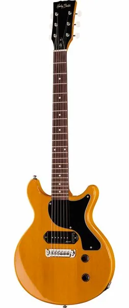 Harley Benton DC-Junior FAT TV Yellow forfra