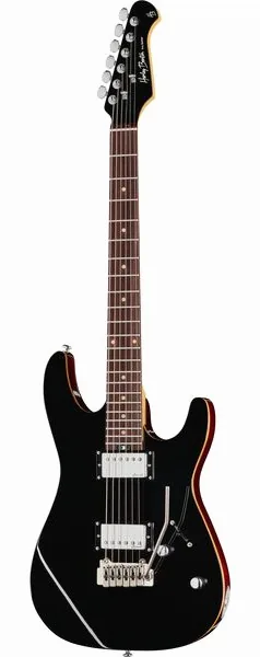 Harley Benton Fusion-III HH EB BK forfra