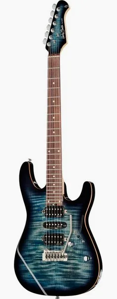 Harley Benton Fusion-III HSH EB FBLB forfra
