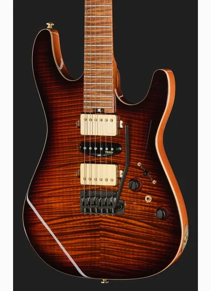 Harley Benton Fusion-IV HSH MN FBB, detalj 4