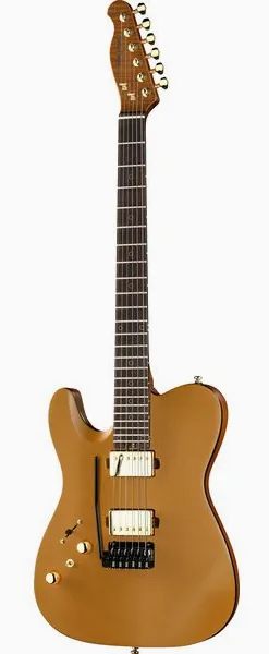 Harley Benton Fusion-T II HH LH RW SGD forfra