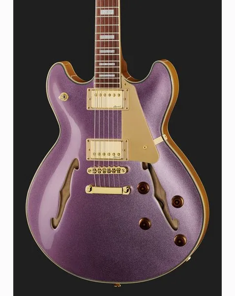 Harley Benton HB-35Plus Metallic Plum w/Bag, detalj 4