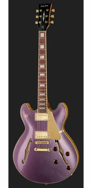 Harley Benton HB-35Plus Metallic Plum, detalj 2