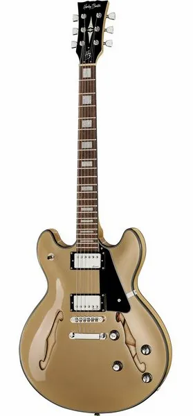 Harley Benton HB-35Plus Shoreline Gold forfra
